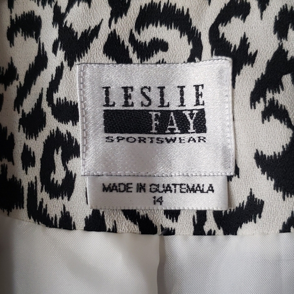 Leslie Fay Vintage Blazer w/ shoulder pads - Picture 4 of 7